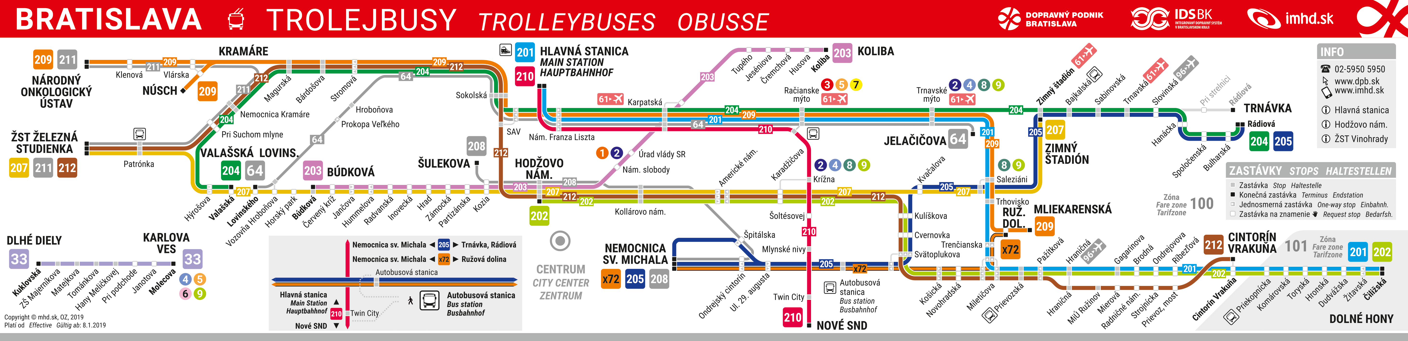 Братислава — Схемы