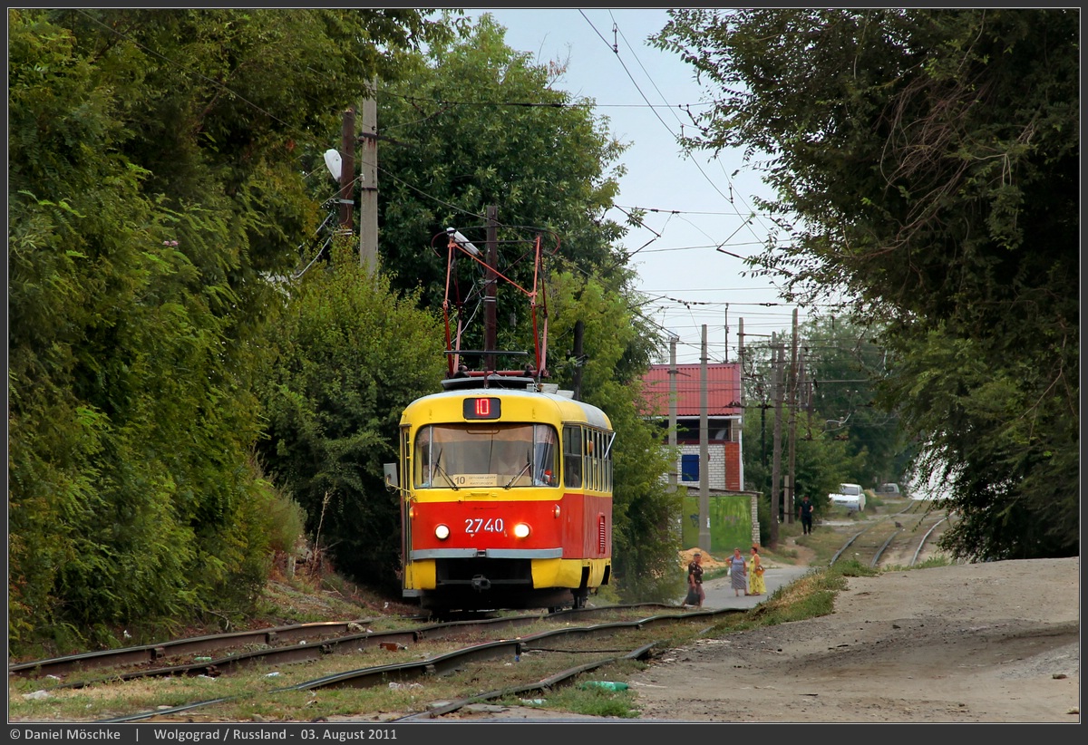 Волгоград, Tatra T3SU № 2740