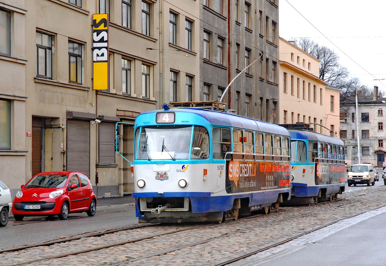 Рига, Tatra T3A № 5-2107