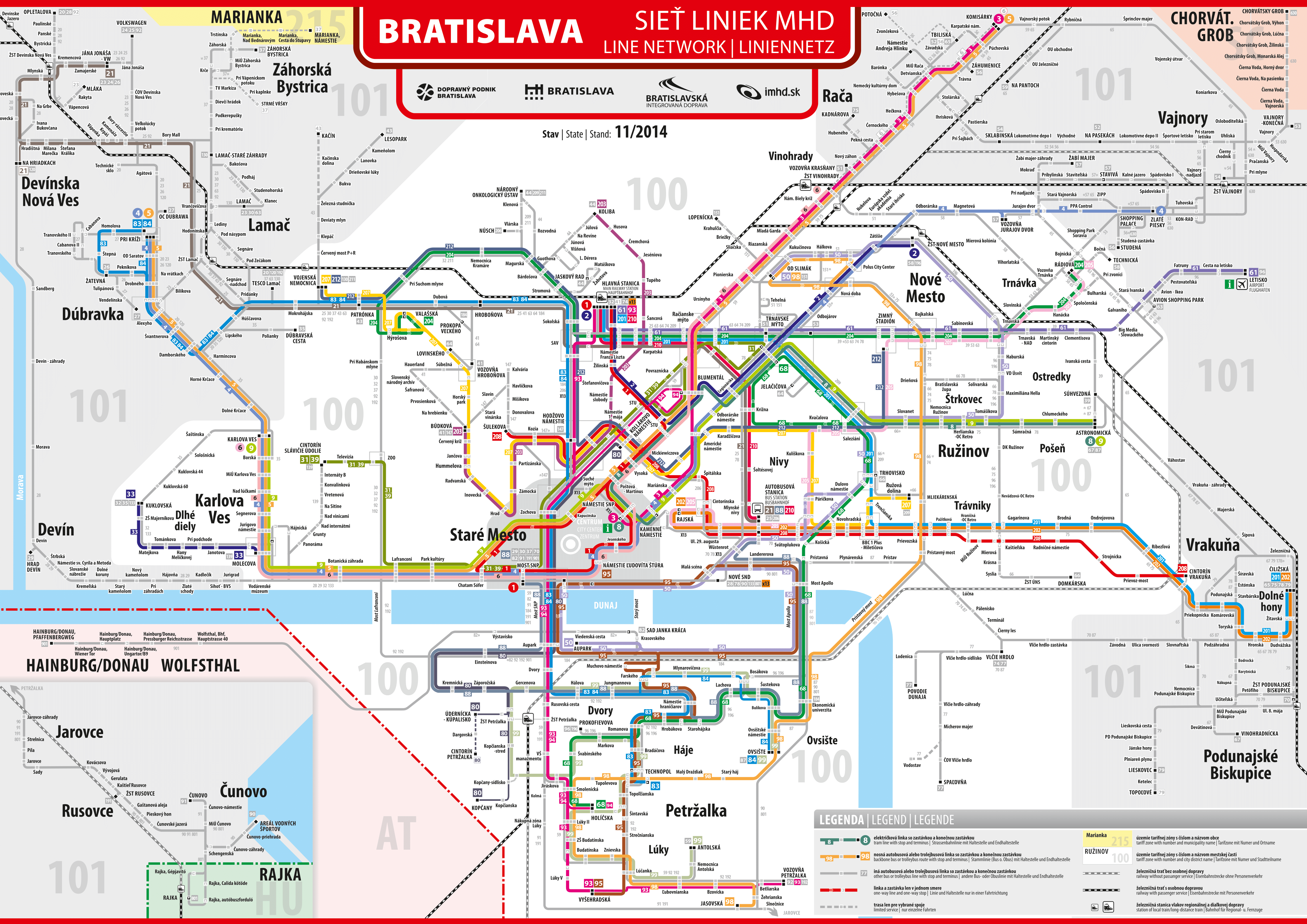 Bratislava — Maps
