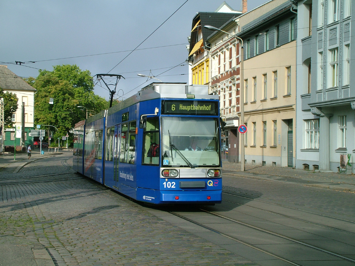 Бранденбург-на-Хафеле, Duewag MGT6D № 102