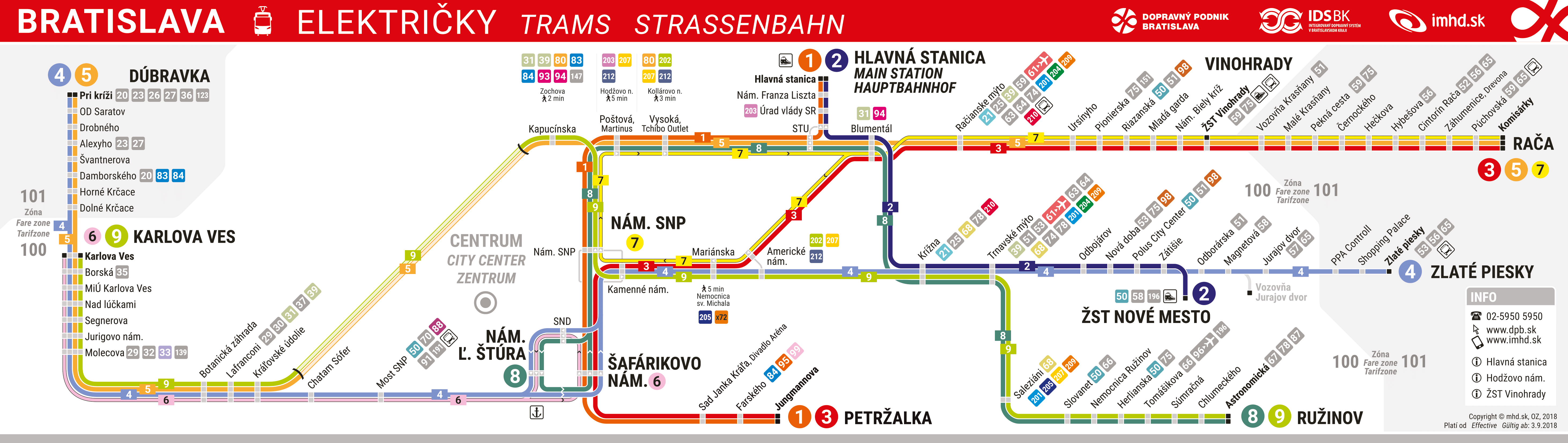 Bratysława — Maps