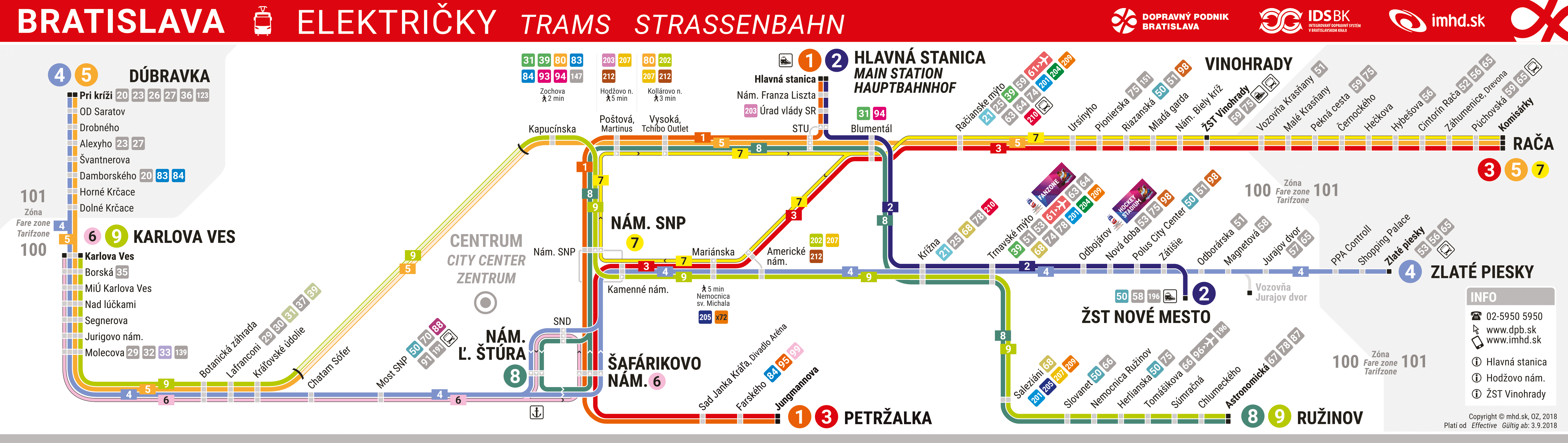 Bratysława — Maps