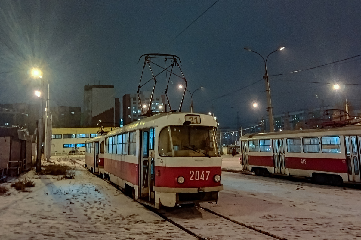 Самара, Tatra T3SU (двухдверная) № 2047; Самара — Конечные станции и кольца (трамвай)