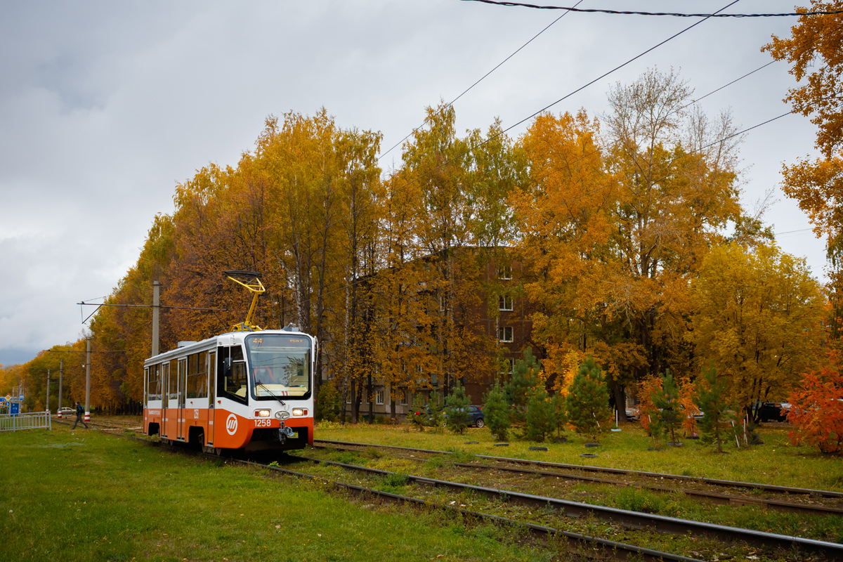 Ульяновск, 71-619А-01 № 1258; Ульяновск — Трамвайные линии: Ленинский район Ульяновск, 71-619А-01 № 1258; Ульяновск — Трамвайные линии: Ленинский район