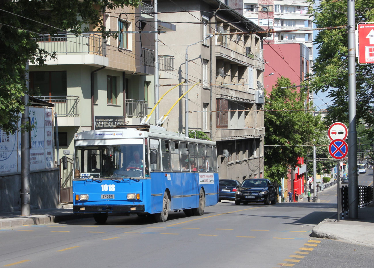 Хасково, Škoda 14Tr06 № 1018