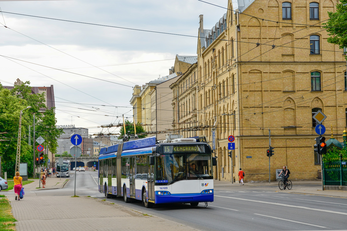 Рига, Solaris Trollino II 18 Ganz № 16109