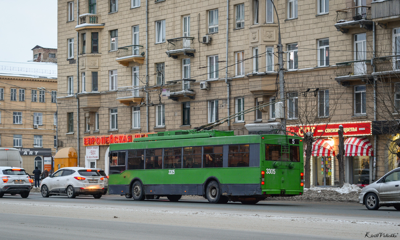 Novosibirsk, Trolza-5275.05 “Optima” č. 3305