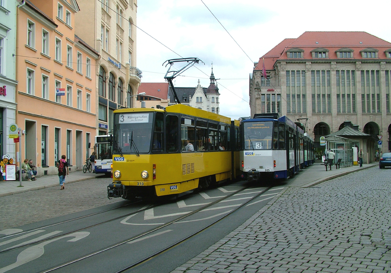 Görlitz, Tatra KT4DC # 310; Görlitz, Tatra KT4DC # 305