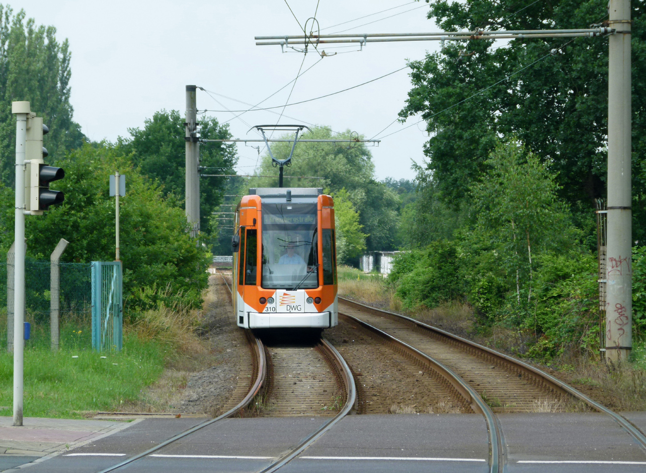 Дессау-Росслау, Bombardier NGT6DE № 310; Дессау-Росслау — Закрытые трамвайные линии
