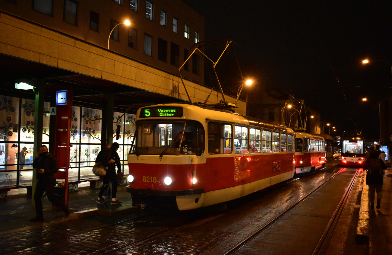 Прага, Tatra T3R.P № 8218