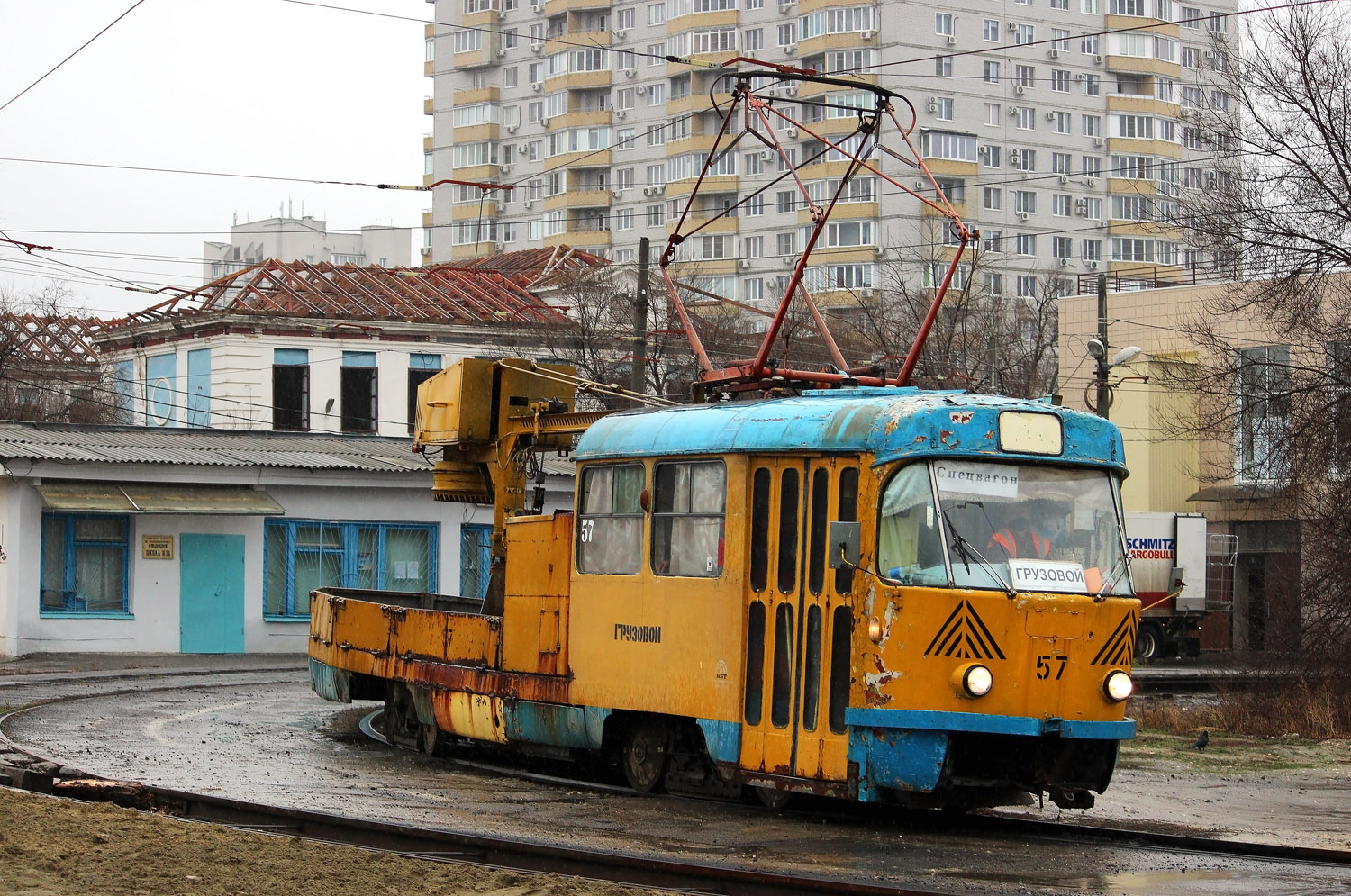 Волгоград, Tatra T3SU (двухдверная) № 57 Волгоград, Tatra T3SU (двухдверная) № 57