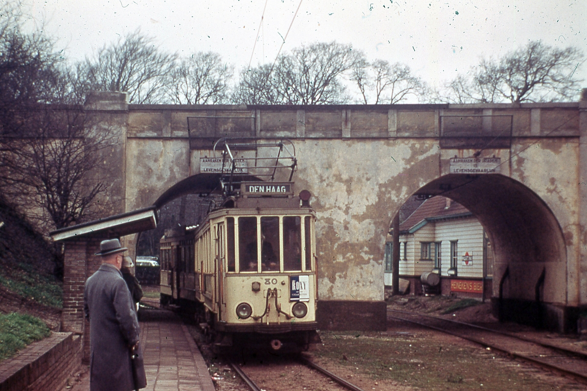 Гаага, Четырёхосный моторный Nordwaggon № 80; Гаага — Старые фотографии