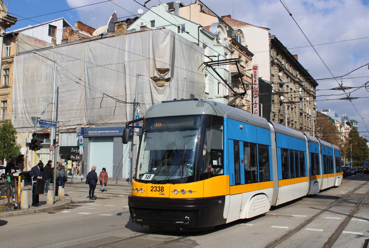 Sofia, PESA Swing 122NaSF2 # 2338 Sofia, PESA Swing 122NaSF2 # 2338