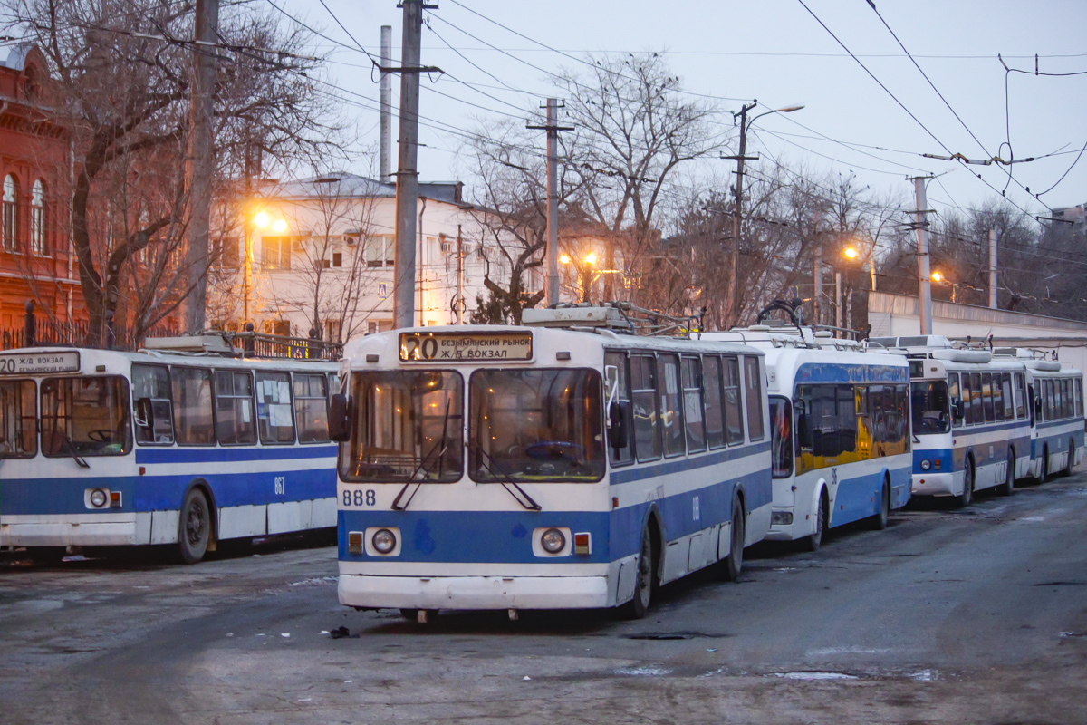 Samara, ZiU-682G [G00] N°. 888; Samara — Trolleybus depot # 1