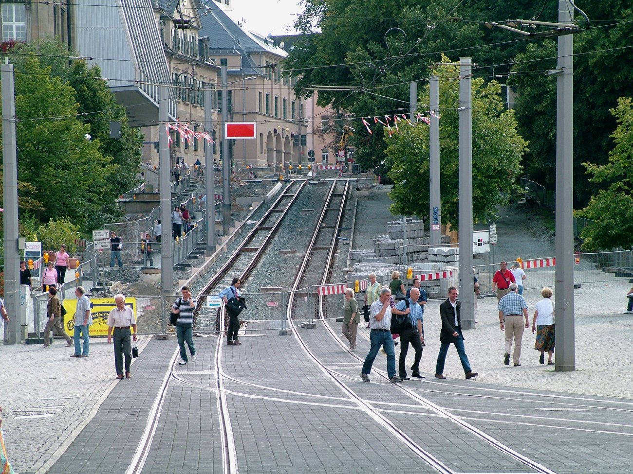 Плауэн — Строительство и реконструкция трамвайной сети