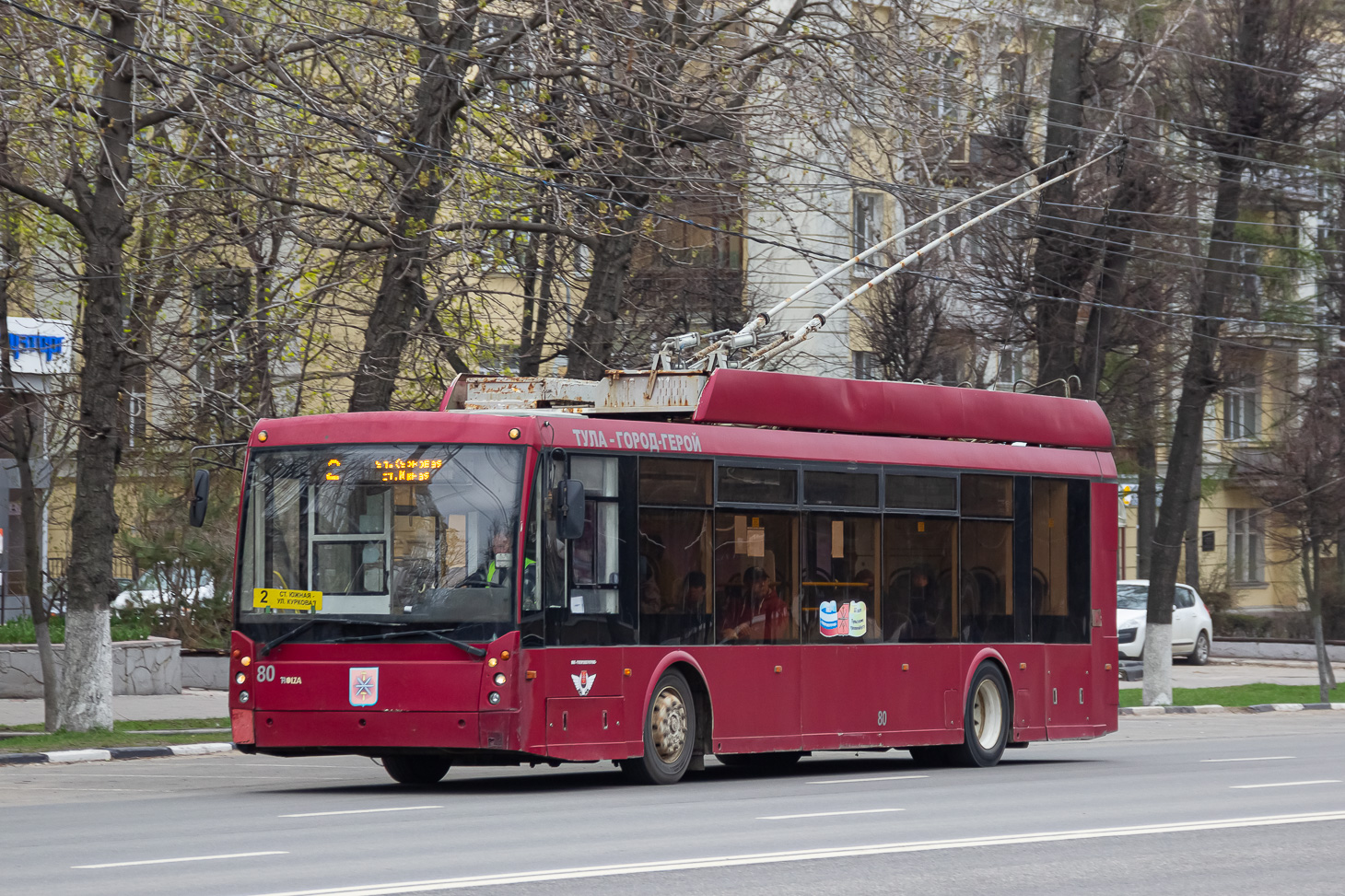 Тула, Тролза-5265.00 «Мегаполис» № 80 Тула, Тролза-5265.00 «Мегаполис» № 80