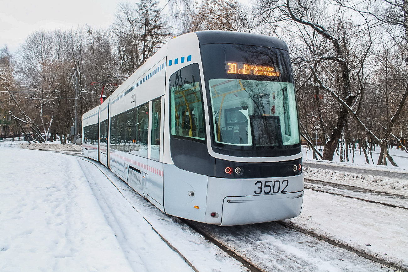 Москва, 71-414 (Pesa Fokstrot) № 3502