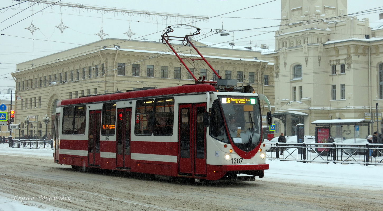 Санкт-Петербург, 71-134А (ЛМ-99АВН) № 1387 Санкт-Петербург, 71-134А (ЛМ-99АВН) № 1387