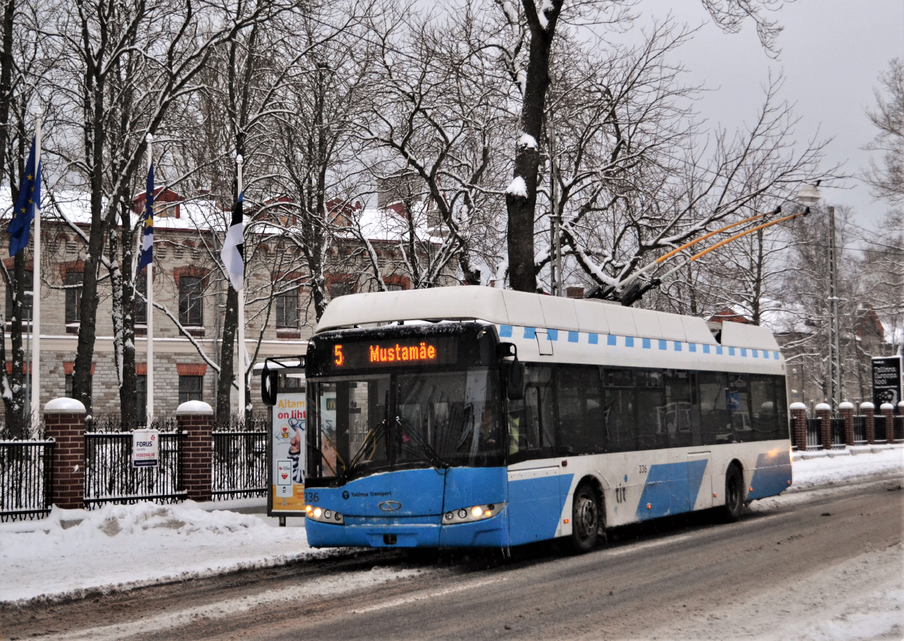 Таллин, Solaris Trollino III 12 AC № 336