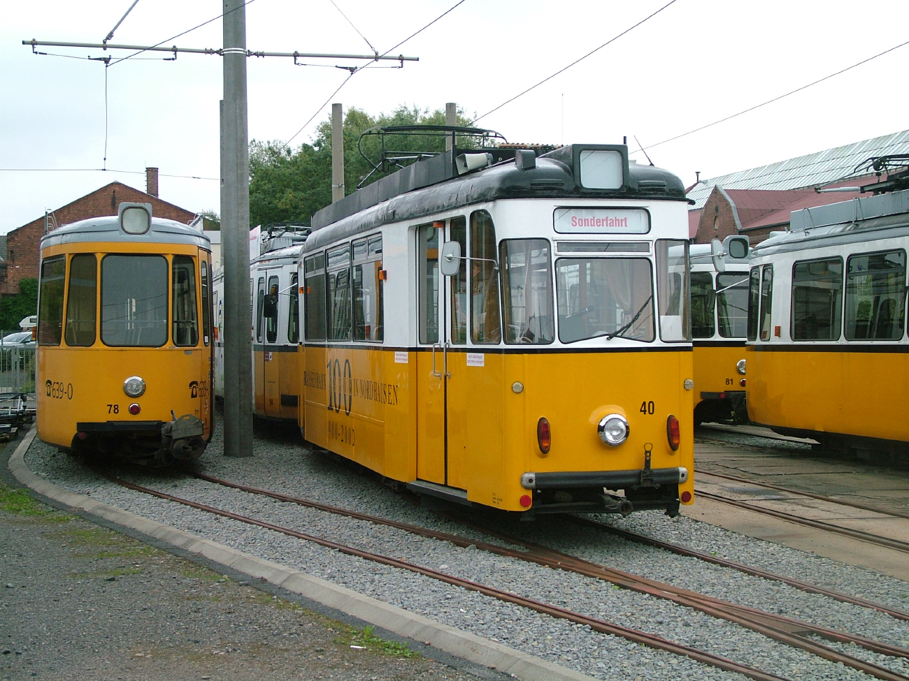 Нордхаузен, Esslingen GT4 № 78; Нордхаузен, Gotha T57 № 40