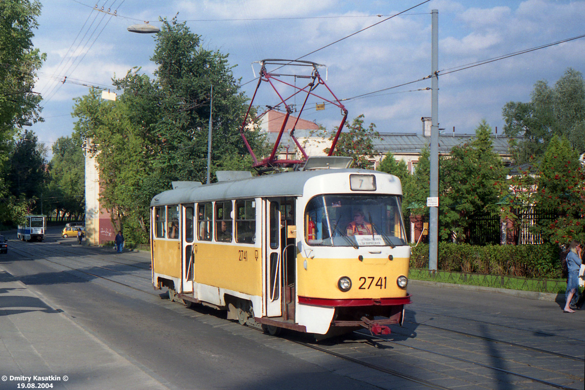 Москва, Tatra T3SU № 2741