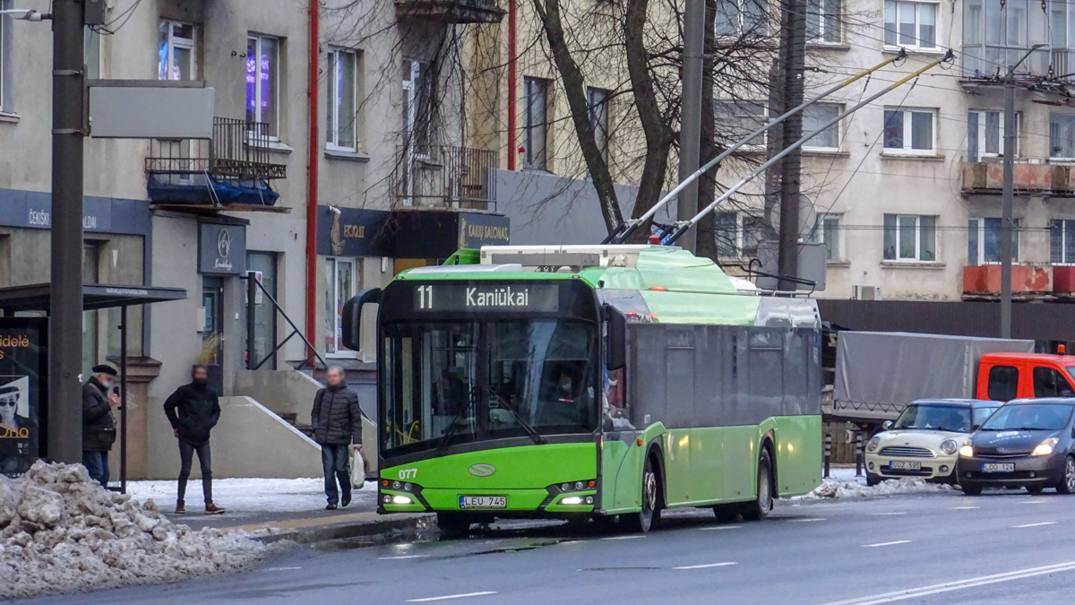 Kaunas, Solaris Trollino IV 12 Medcom # 077