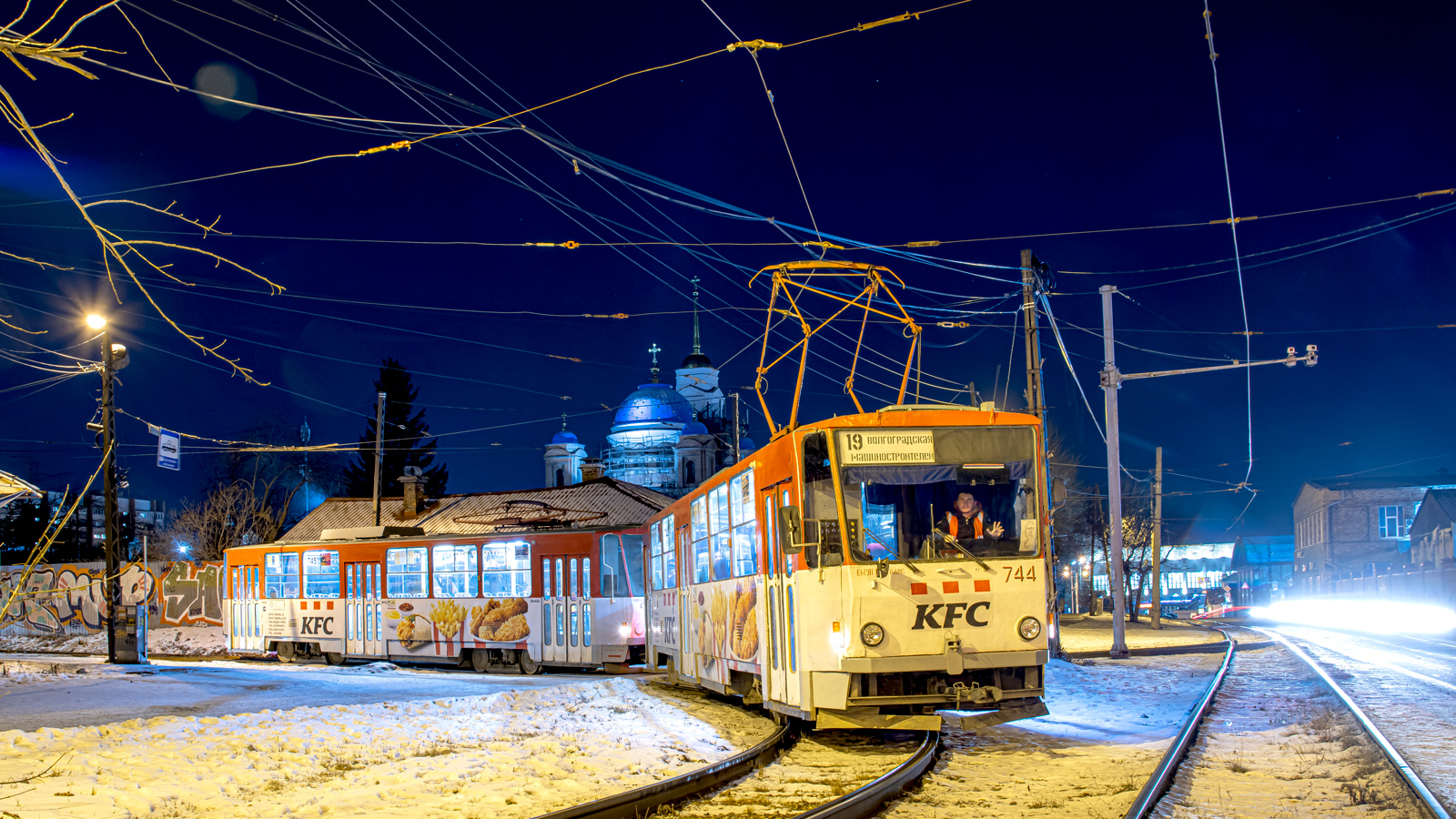 Екатеринбург, Tatra T6B5SU № 745; Екатеринбург, Tatra T6B5SU № 744