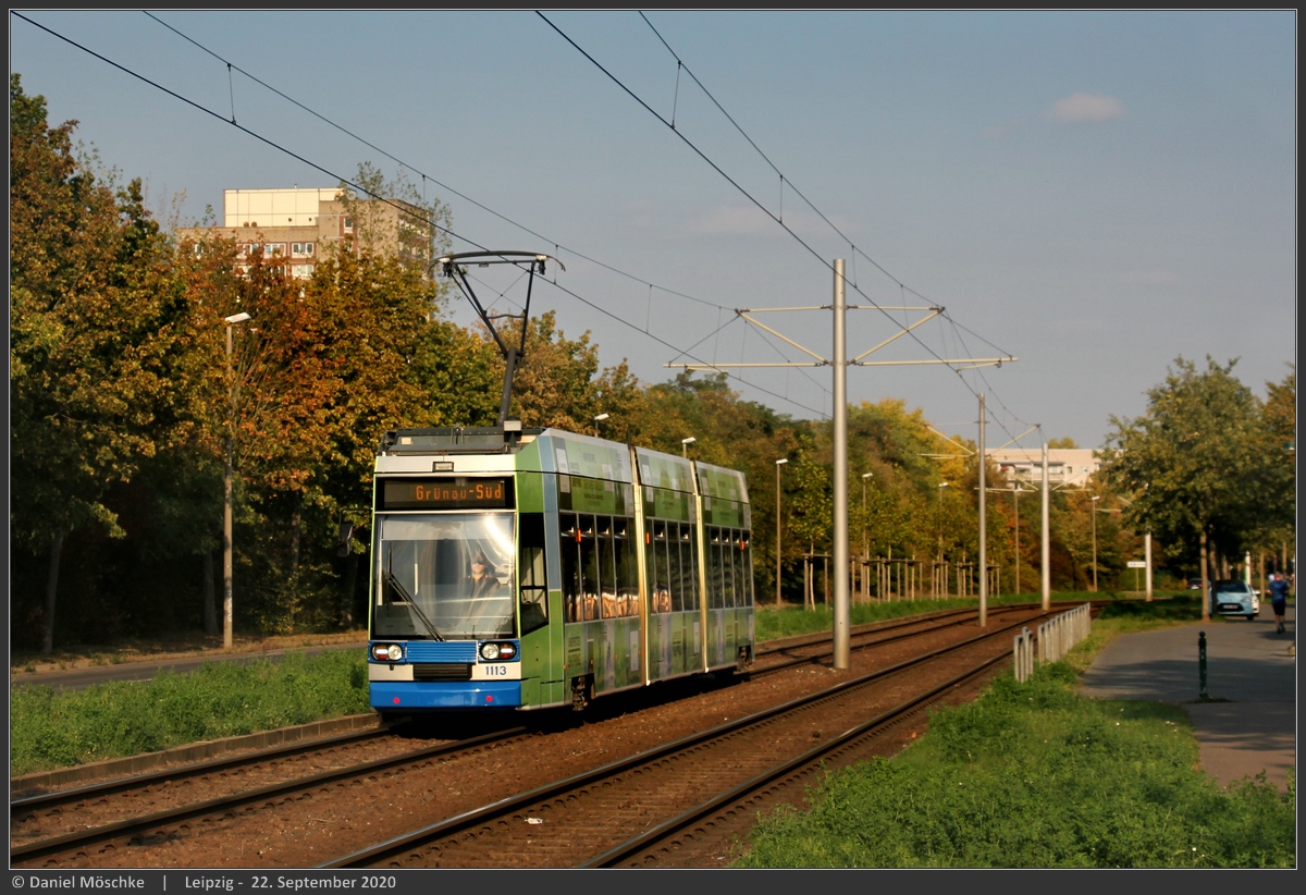 Leipzig, DWA NGT8 č. 1113 Leipzig, DWA NGT8 č. 1113