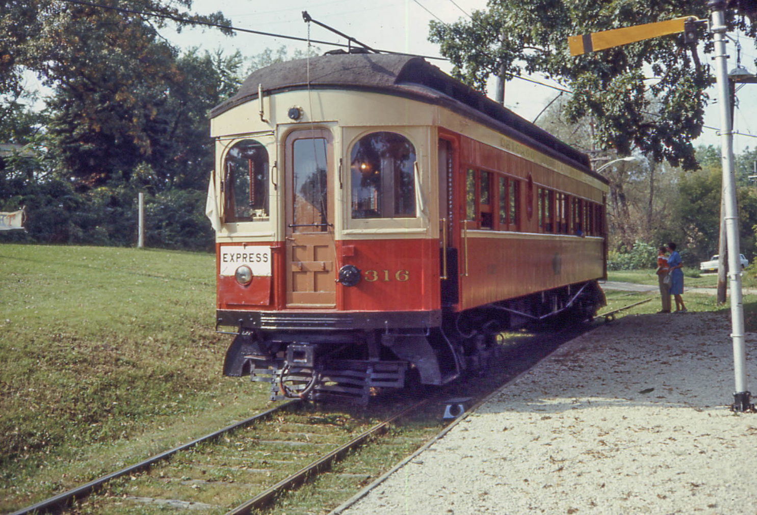 South Elgin, Jewett interurban motor car # 316