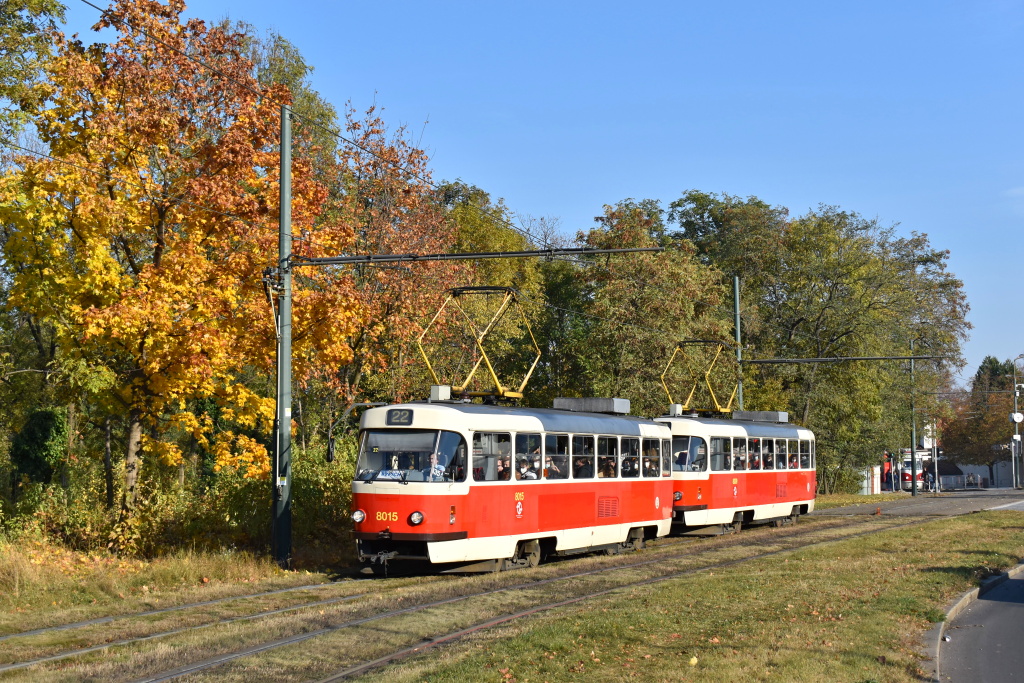 Прага, Tatra T3M2-DVC № 8015 Прага, Tatra T3M2-DVC № 8015
