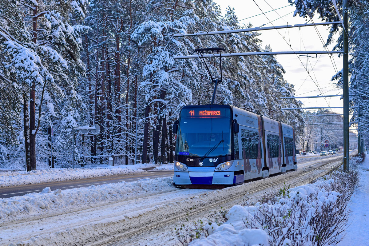 Рига, Škoda 15T ForCity Alfa Riga № 57103