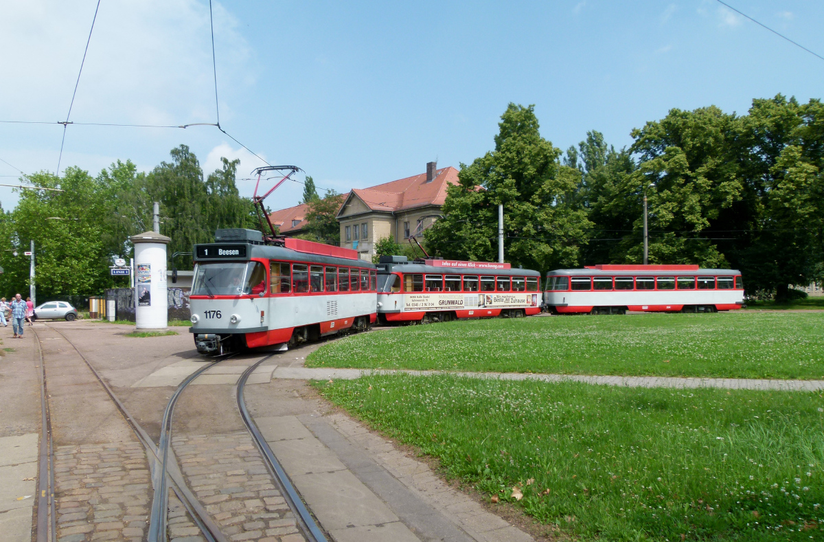 Галле, Tatra T4DC № 1176; Галле, Tatra T4DC № 1194; Галле, Tatra B4DC № 204