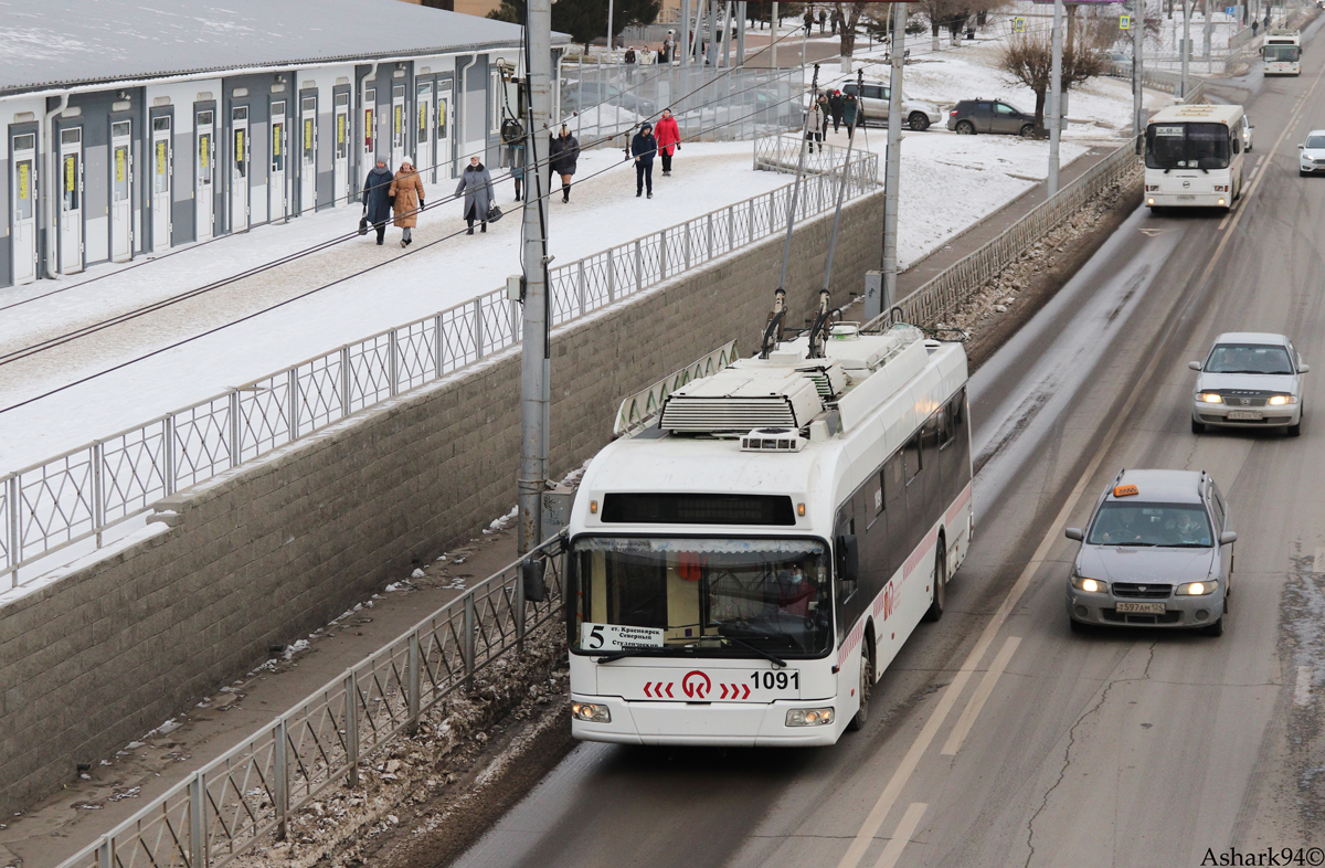 Красноярск, БКМ 321 № 1091