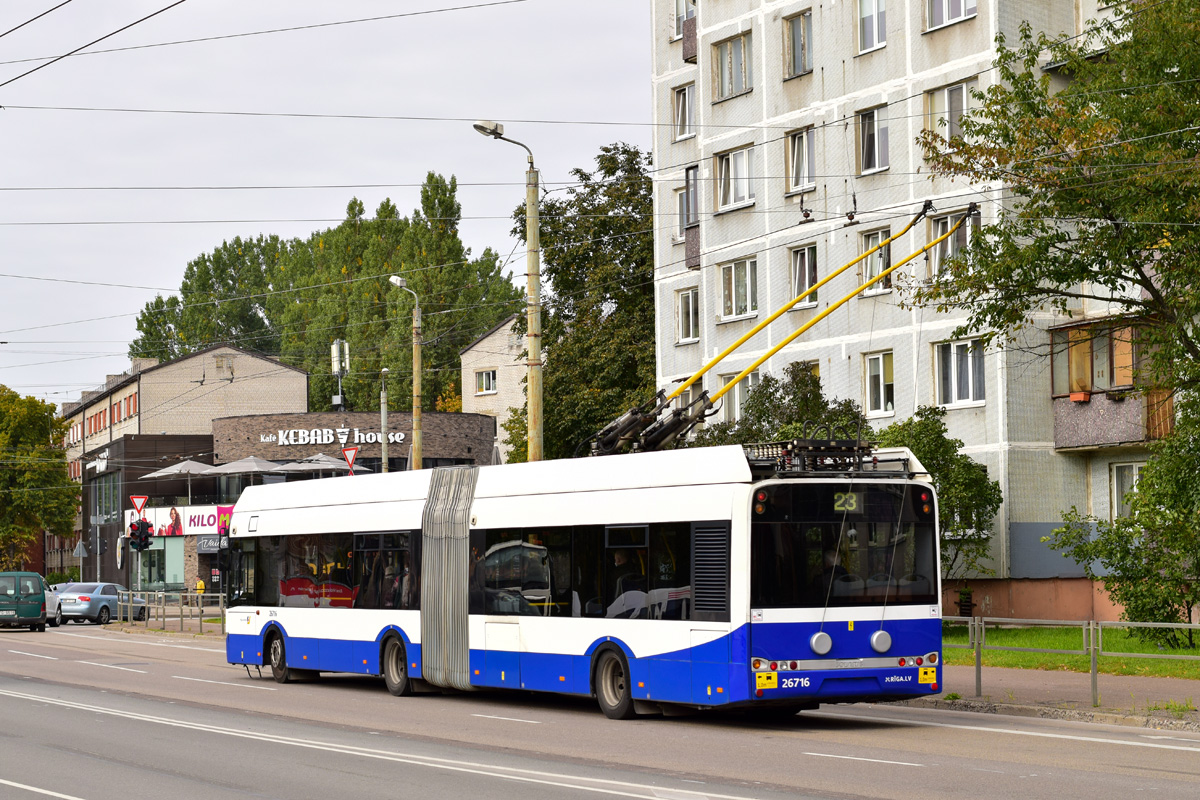 Рига, Solaris Trollino III 18 Ganz-Škoda № 26716