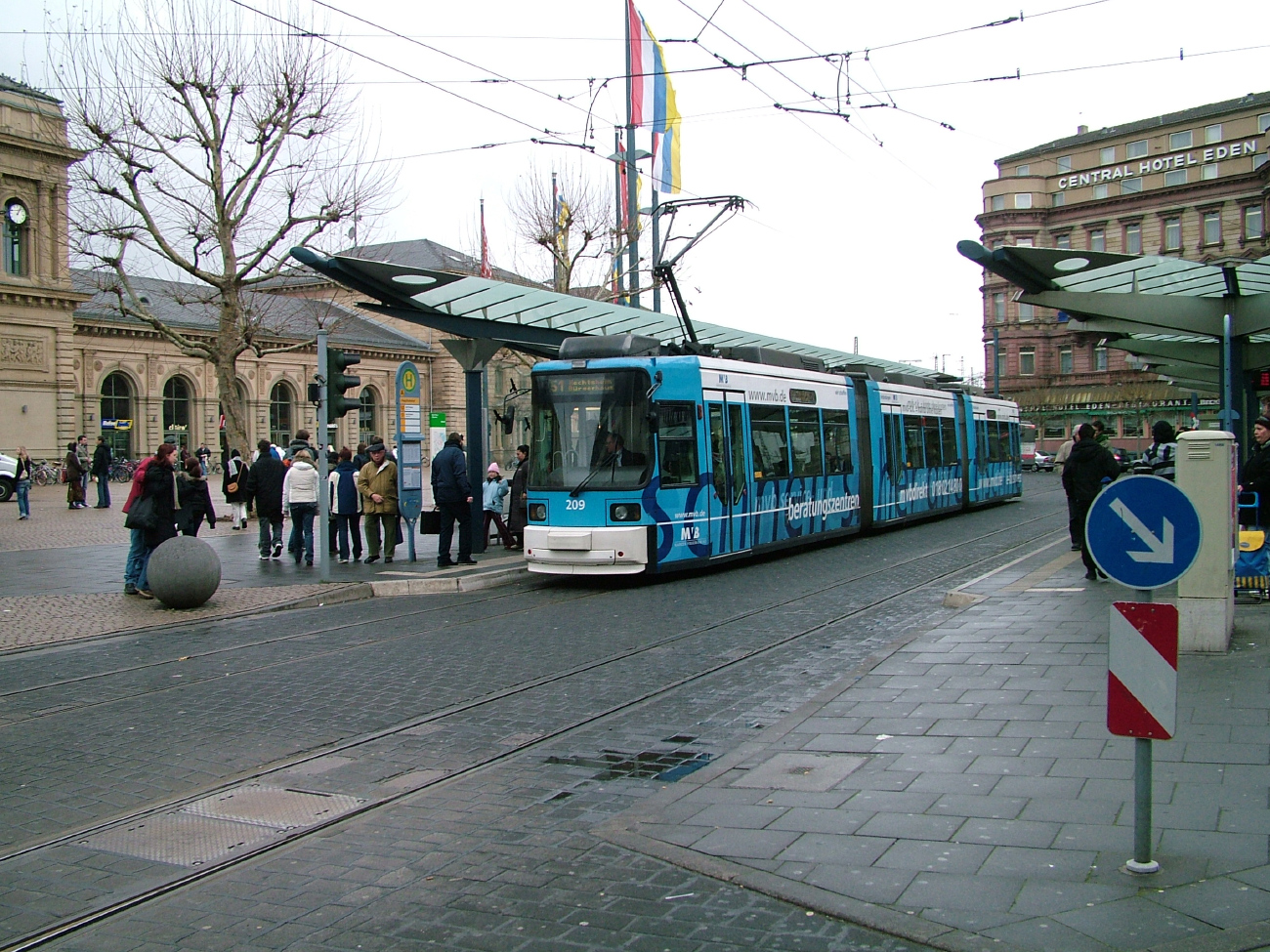 Майнц, Adtranz GT6M-ZR № 209 Майнц, Adtranz GT6M-ZR № 209