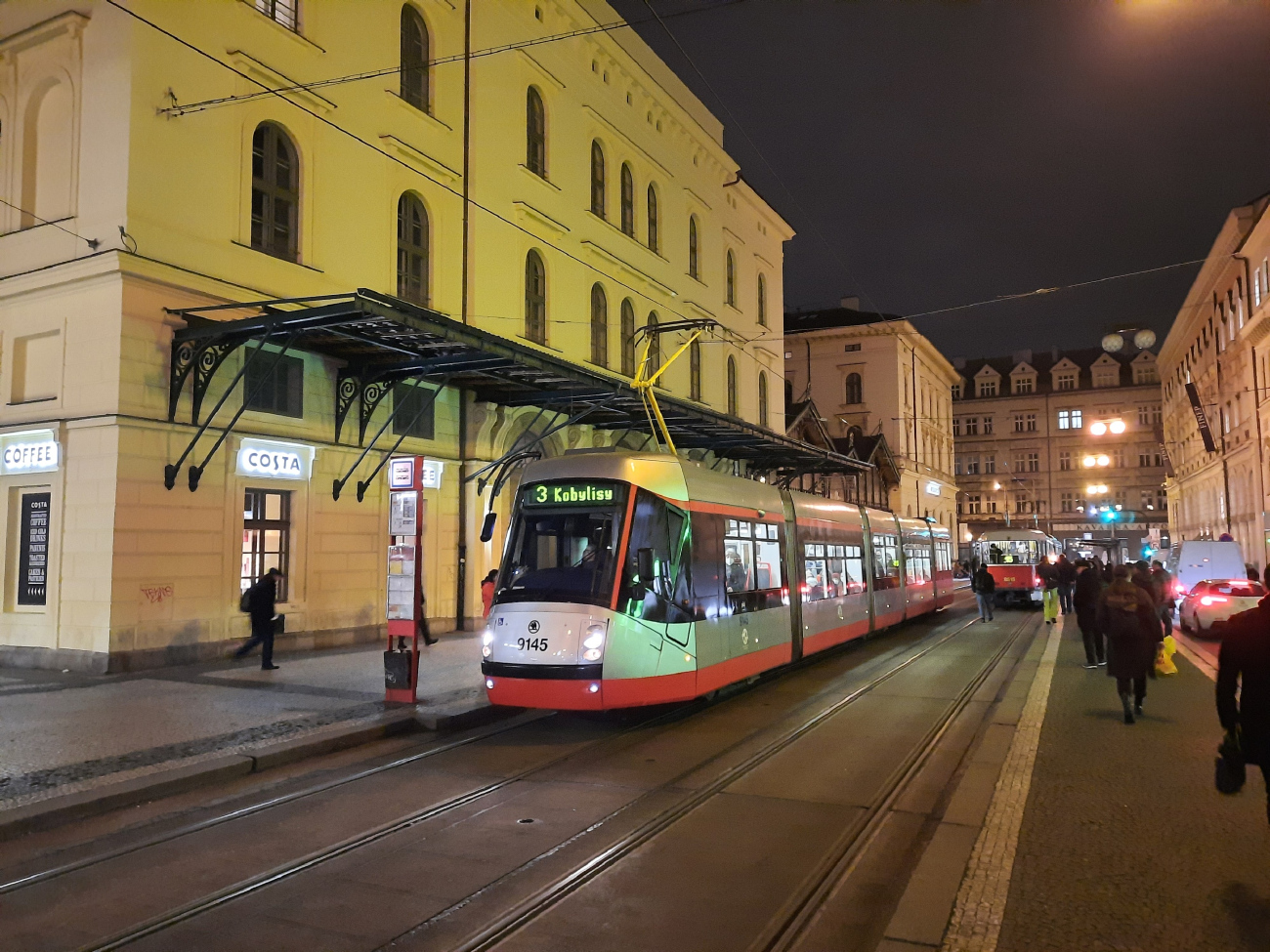 Прага, Škoda 14T Elektra № 9145