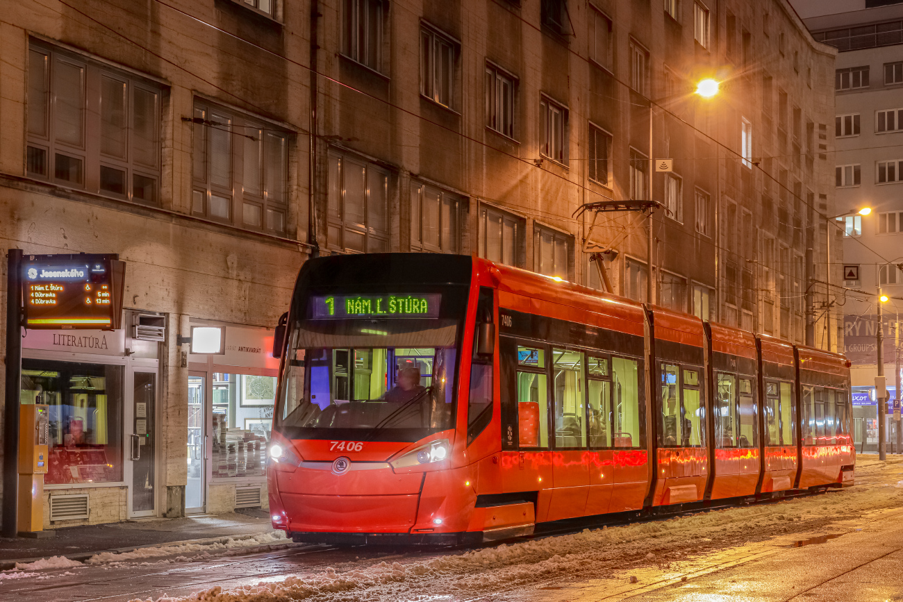 Братислава, Škoda 29T ForCity Plus № 7406