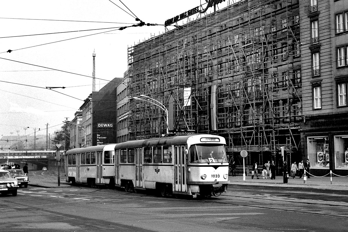 Магдебург, Tatra T4D № 1033; Магдебург — Старые фотографии