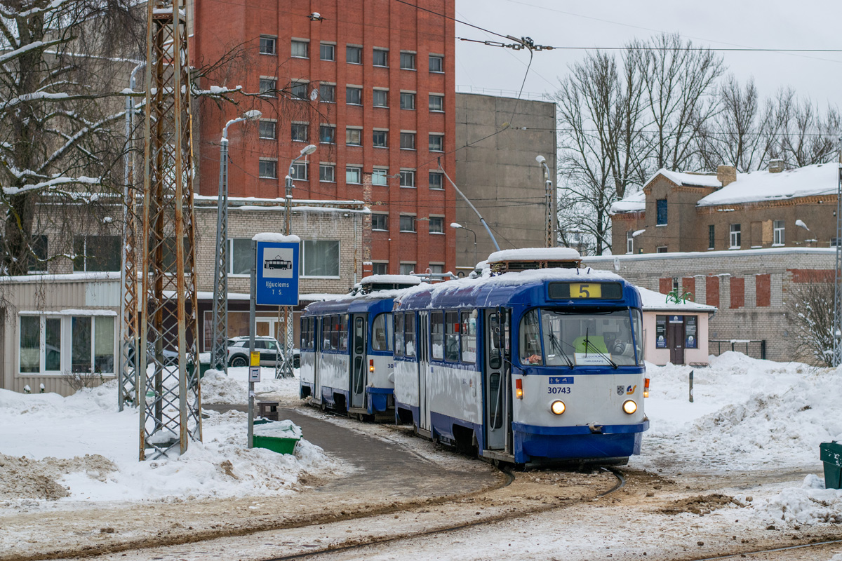 Рига, Tatra T3A № 30743