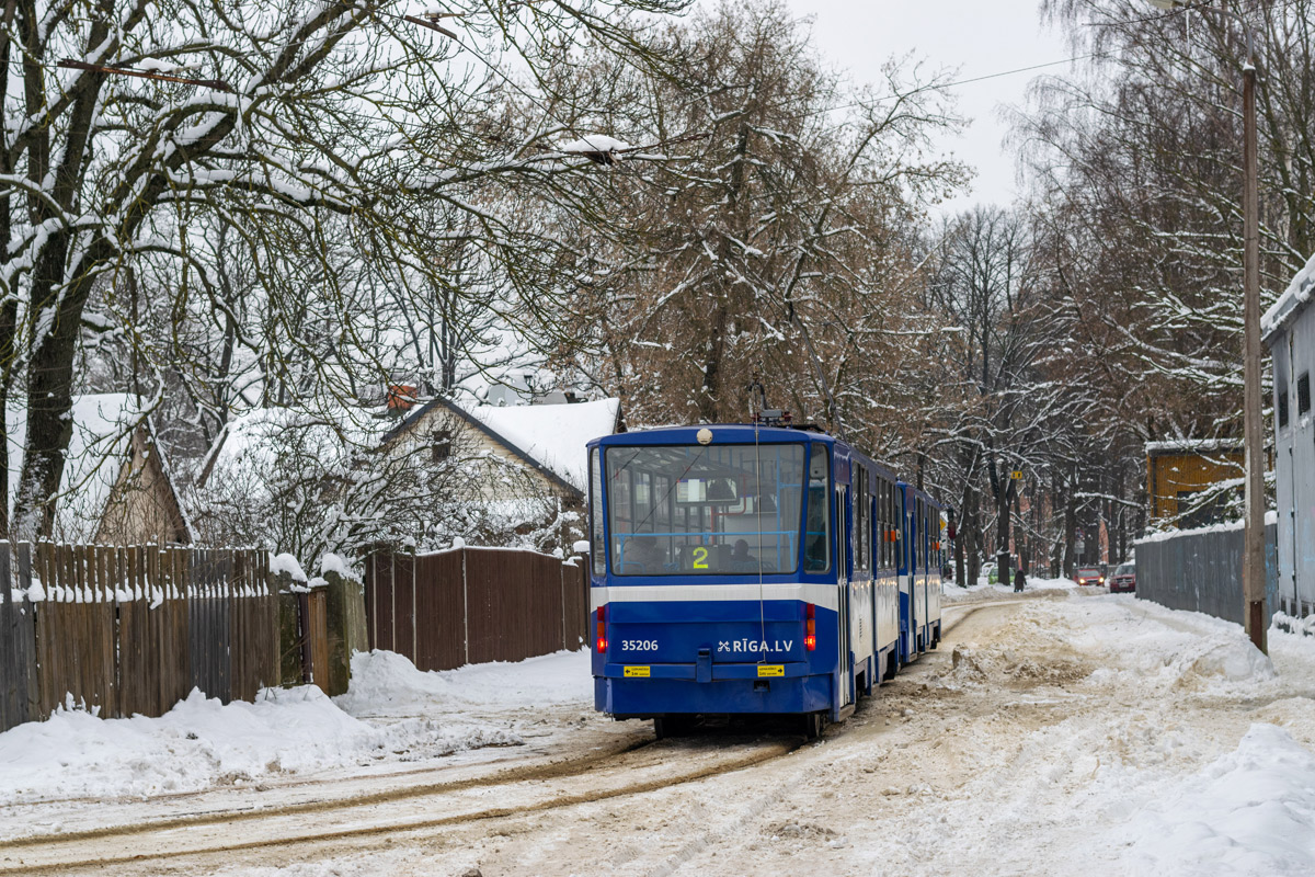 Рига, Tatra T3MR (T6B5-R) № 35206