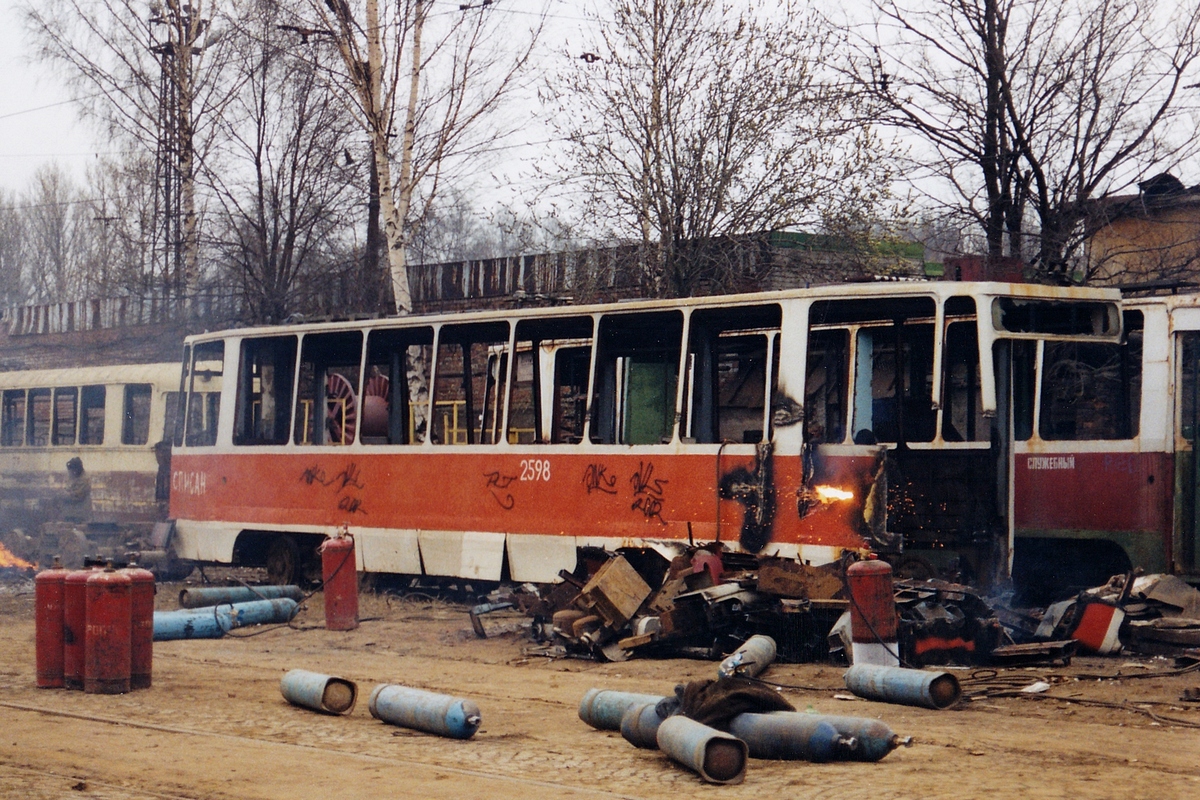 Saint-Petersburg, LM-68M # 2598; Saint-Petersburg — Tramway depot # 2