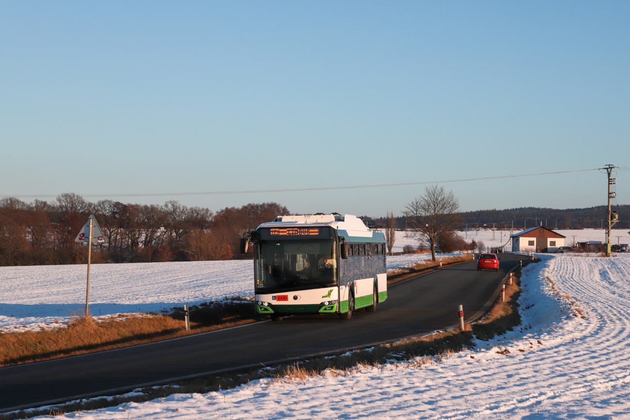 Plzeň, Škoda 26Tr Solaris IV № 600; Plzeň — Trolejbusová trať bez trolejového vedení do Letkova / The Catenary Free Trolleybus Line to Letkov