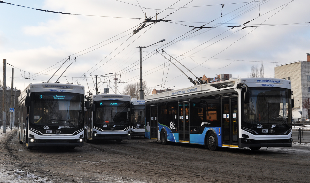 Омбы, PKTS-6281.00 “Admiral” № 183; Омбы, PKTS-6281.00 “Admiral” № 187; Омбы, PKTS-6281.00 “Admiral” № 189; Омбы — End stations and loops