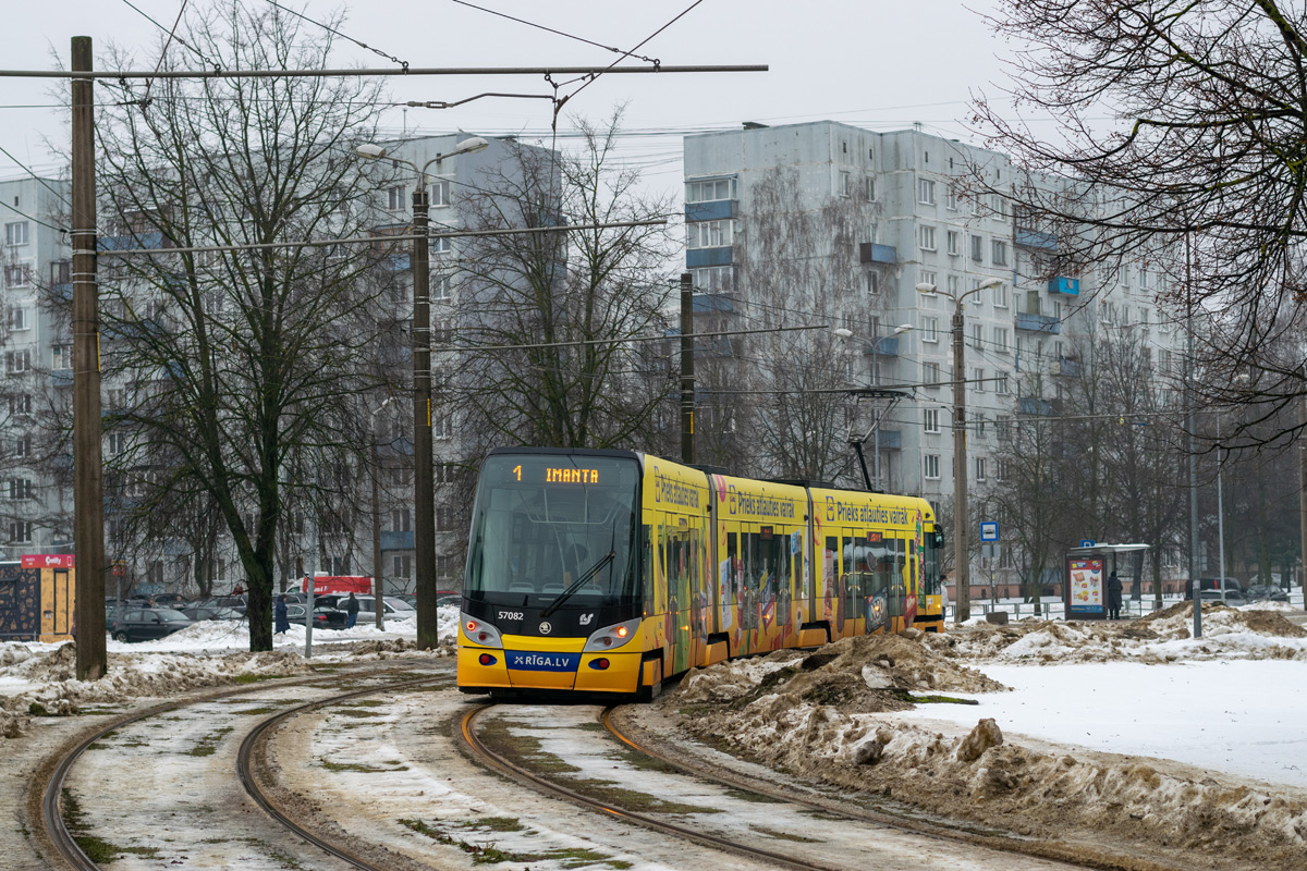 Рига, Škoda 15T ForCity Alfa Riga № 57082
