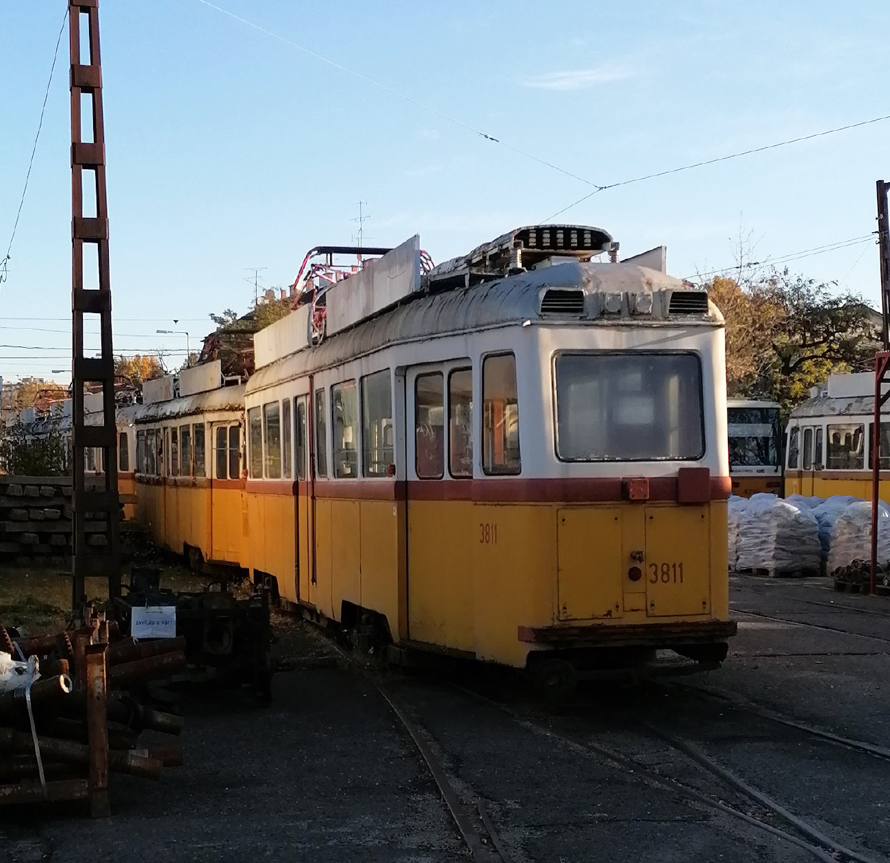 Budapešta, Ganz UV5 № 3811; Budapešta — Tram depots