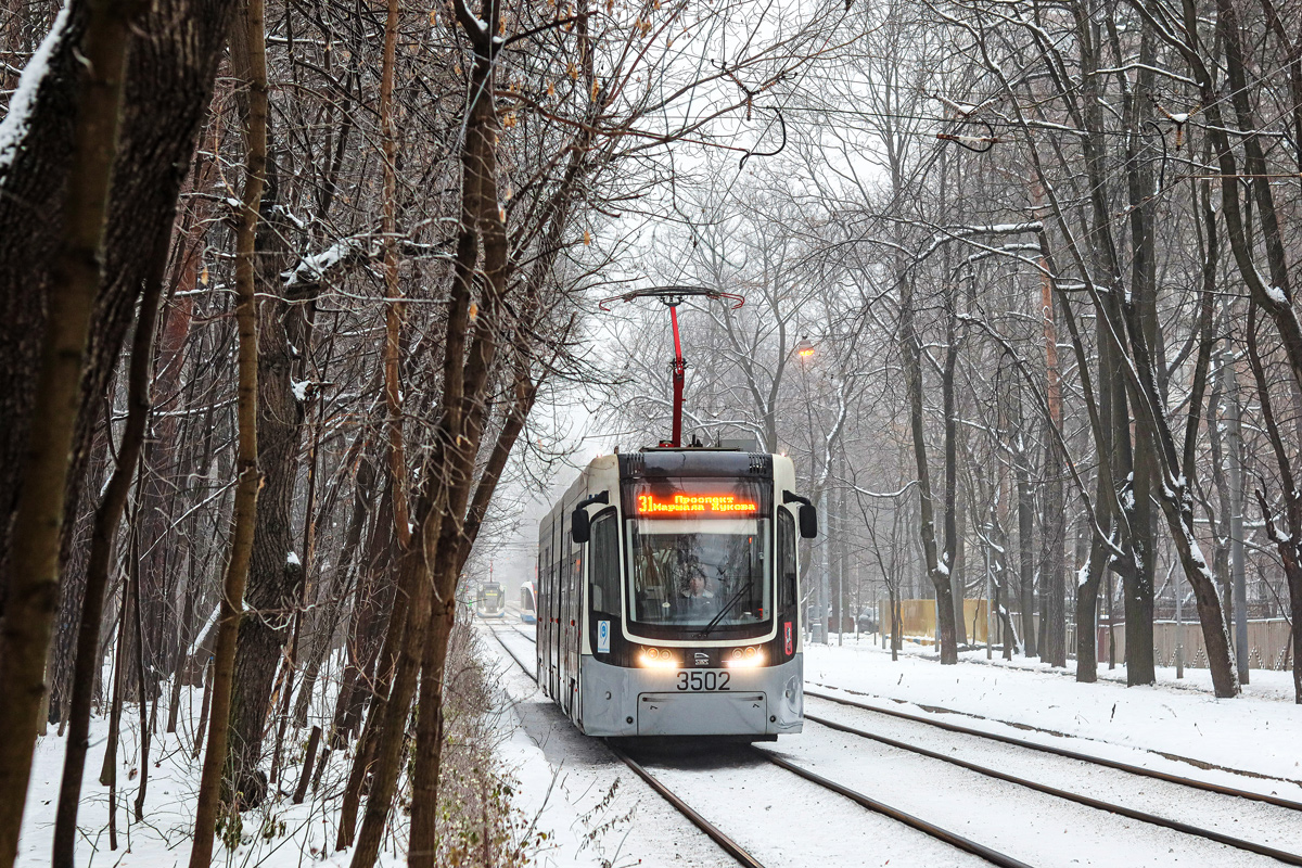 Москва, 71-414 (Pesa Fokstrot) № 3502