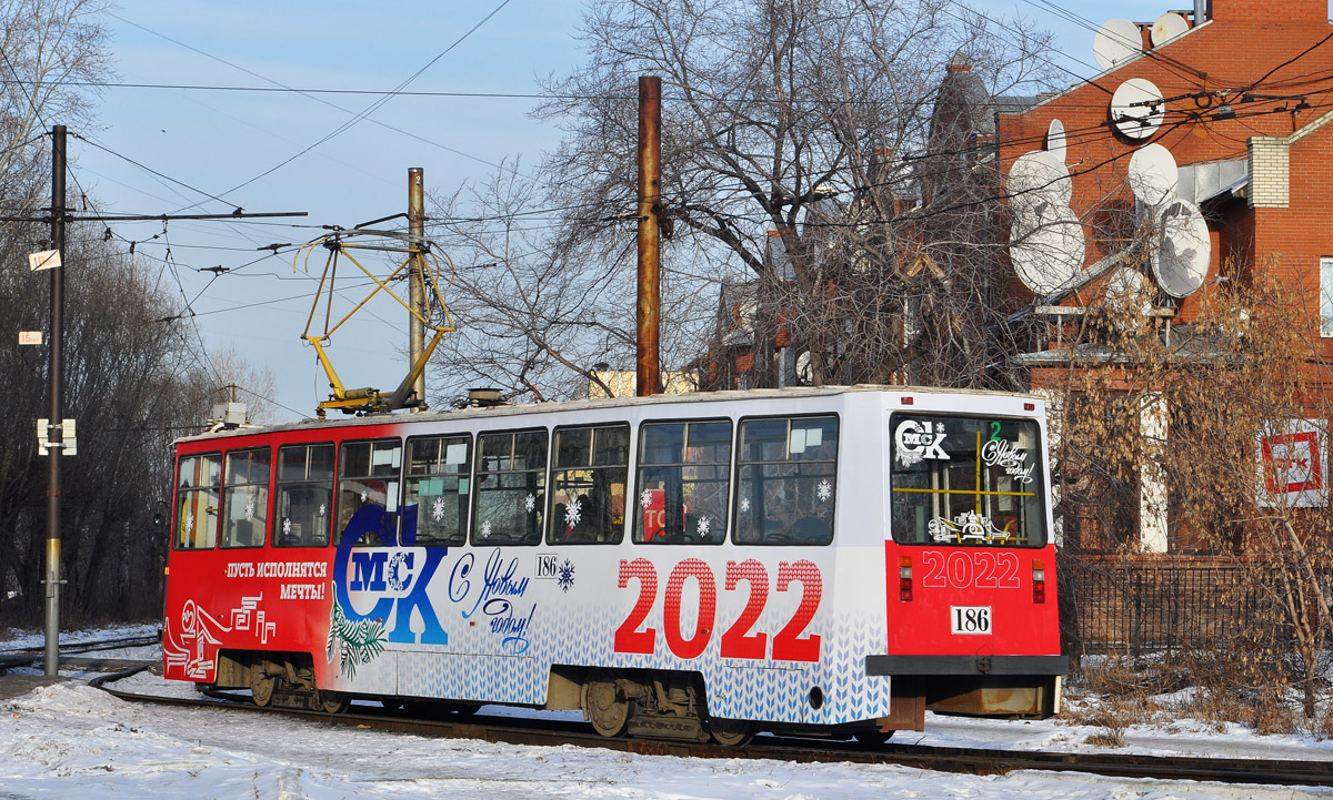 Омск, 71-605ЭП № 186