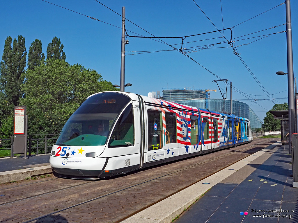 Страсбург, Bombardier Eurotram (Flexity Outlook) № 1032