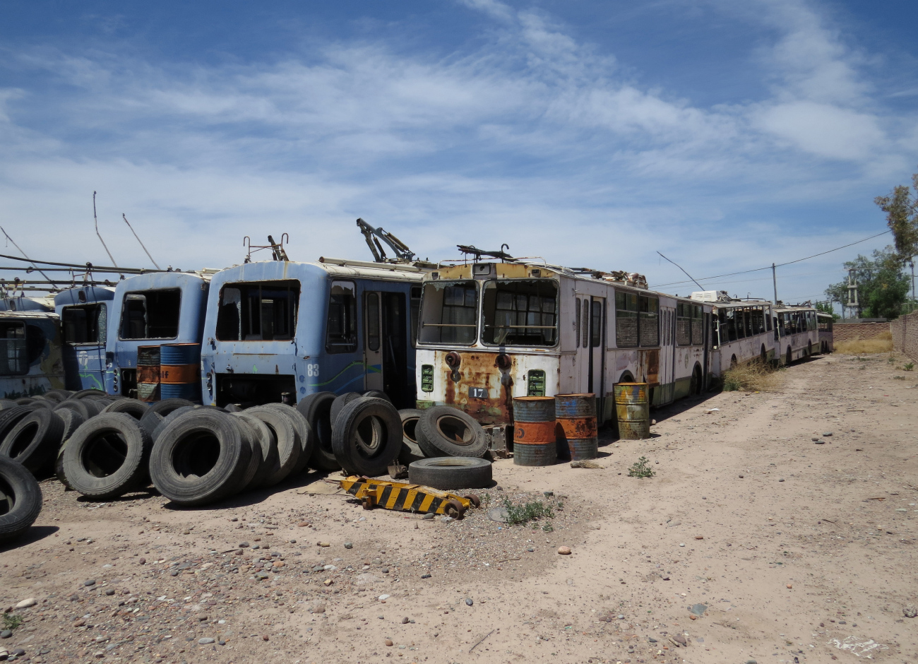 Мендоса, Krupp TS1 № 83; Мендоса, ЗиУ-682УА № 17; Мендоса — Хранилище Rodeo de la Cruz